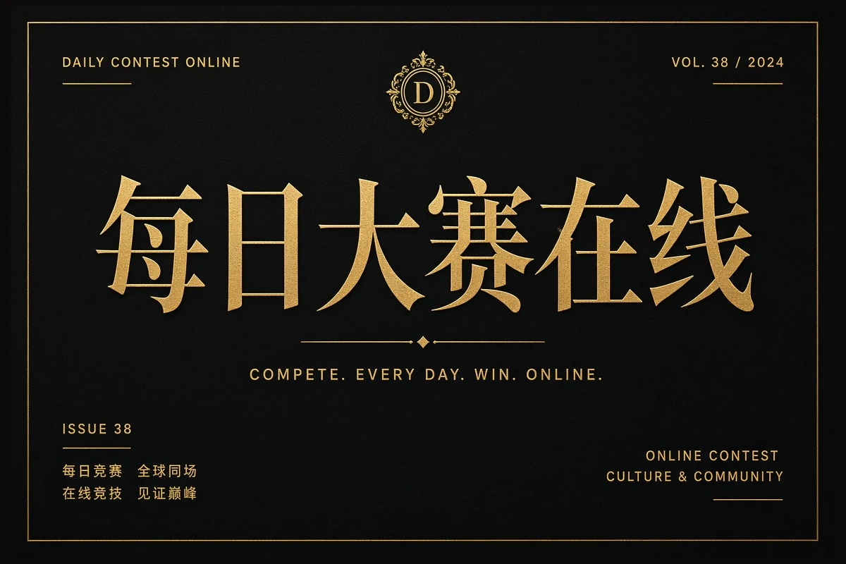 每日大赛在线品牌封面画面